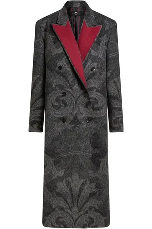 Etro Veste en laine à motif en jacquard