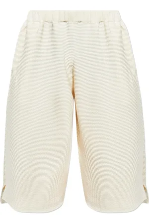 Issey Miyake Short en maille nervurée
