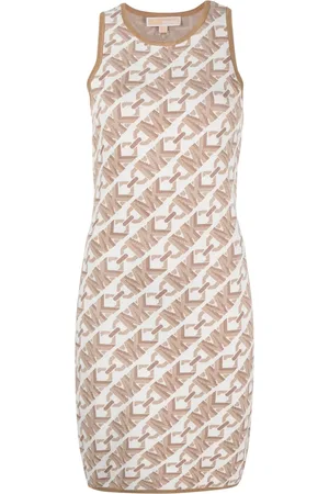 Michael Kors Robe sans manches à motif monogrammé en jacquard