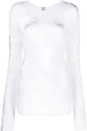 Totême Haut Slim en maille texturée