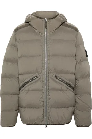 Stone Island Veste matelassée à patch Compass