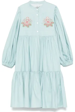 Etro Robe à fleurs brodées