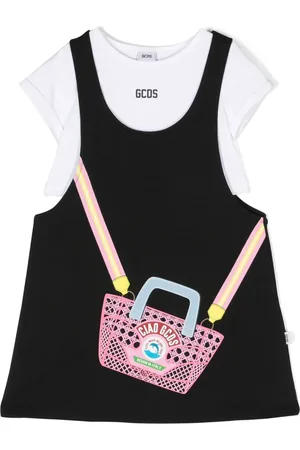 GCDS Robe à logo imprimé