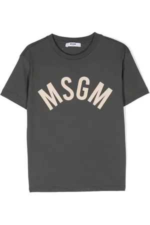 Msgm T-shirt en coton à logo imprimé