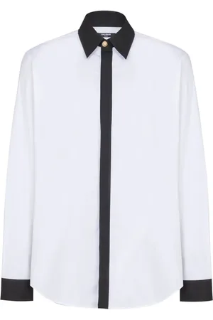 Balmain Chemise bicolore en popeline