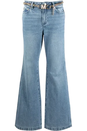 Michael Kors Jean évasé à taille ceinturée