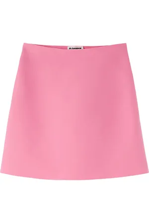 Jil Sander Jupe courte trapèze à taille haute