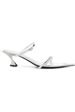 MUGLER Mules métallisées 50 mm