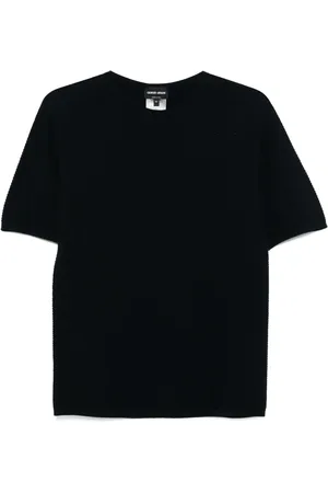 Giorgio Armani T-shirt à motif chevron