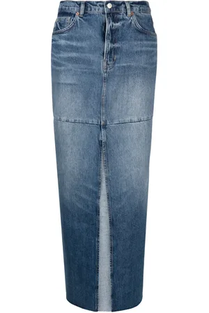 Reformation Jupe longue Tazz en jean