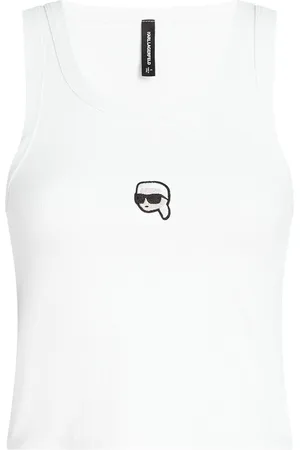 Karl Lagerfeld Haut de pyjama Ikon à coupe crop