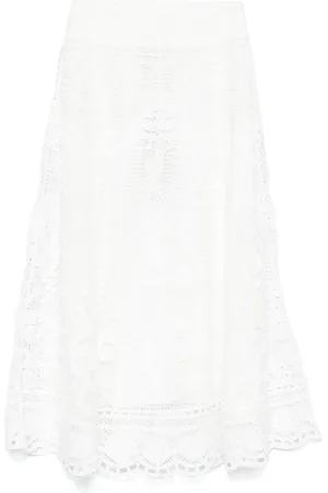 Farm Rio Jupe longue en broderie anglaise