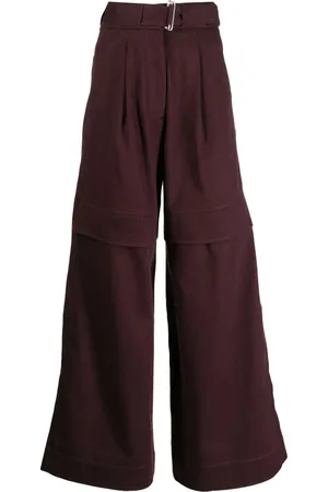 Sa Su Phi Pantalon ample à effet superposé