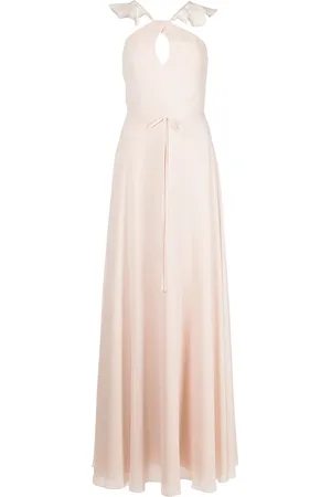 Marchesa Notte Robe longue à volants