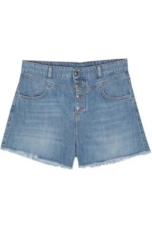 Liu Jo Short en jean à franges