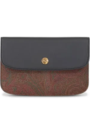 Etro Portefeuille en cuir à motif cachemire