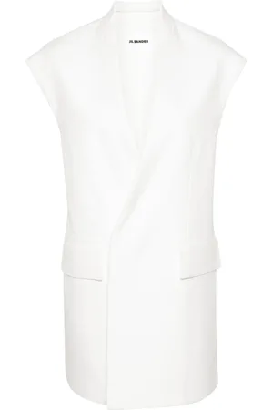 Jil Sander Gilet oversize à col v
