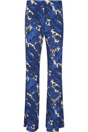 Etro Pantalon évasé à fleurs