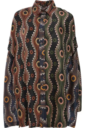 BIYAN Chemise imprimée en soie