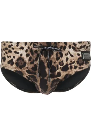 Dolce & Gabbana Slip à imprimé léopard