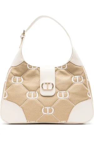 Twin-Set Sac porté épaule Palermo à logo en jacquard