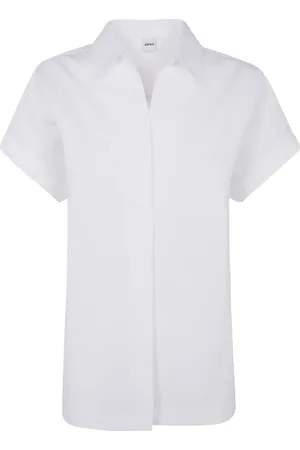 Aspesi Blouse en coton à manches courtes