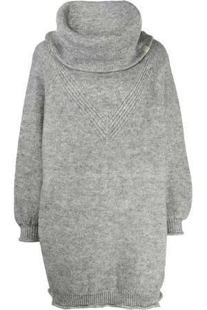 Izzue Robe courte en maille à col roulé