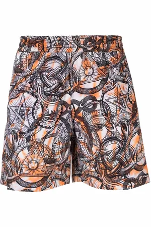 ARIES Short de bain à imprimé graphique
