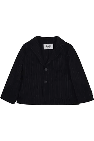 Il gufo Blazer boutonné à fines rayures