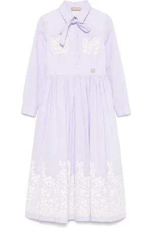 Elie saab Robe imprimée et à rayures