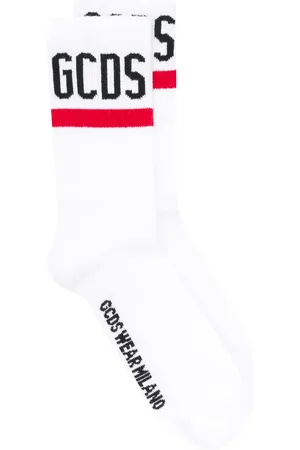 GCDS Chaussettes nervurées à logo
