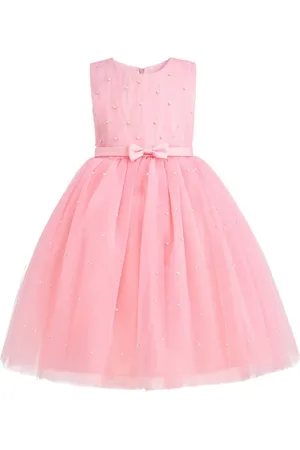 Tulleen Robe en tulle à ornements de perles