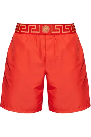 VERSACE Short de bain à détail Greca