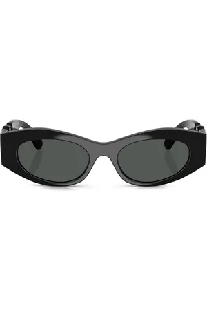 VERSACE Lunettes de soleil à plaque Medusa gravée