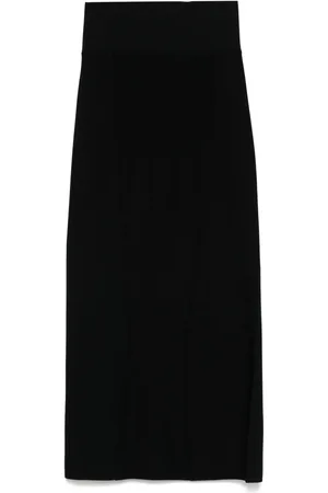 MUGLER Jupe mi-longue à taille haute