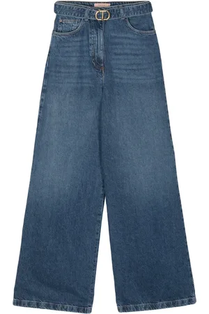 Twin-Set Jean court à taille ceinturée