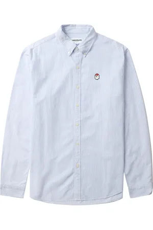 Chocoolate Chemise en coton à fines rayures