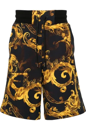 VERSACE Short à imprimé baroque