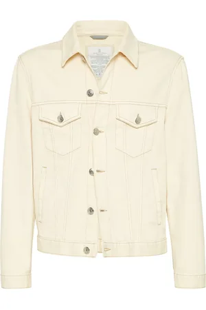Brunello Cucinelli Veste boutonnée en jean