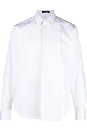 VERSACE Chemise en popeline à motif Barocco