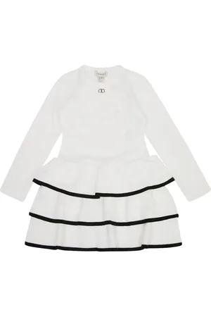 Twin-Set Robe à ourlet péplum