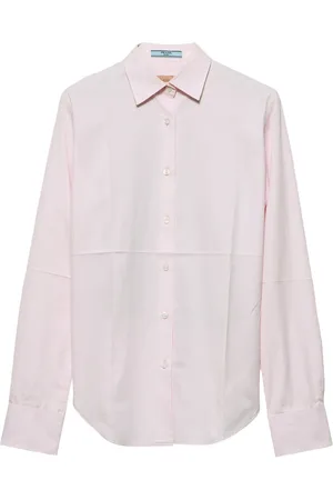 Prada Chemise oxford à boutonnière sur le devant