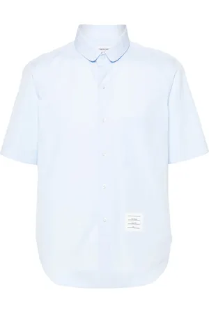 Thom Browne Chemise en popeline à manches courtes