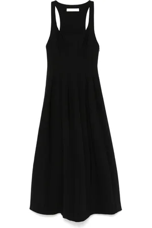 Serafini Robe longue à design plissé