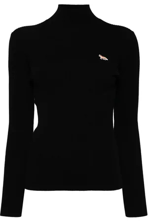 Maison Kitsuné Haut en maille à logo appliqué