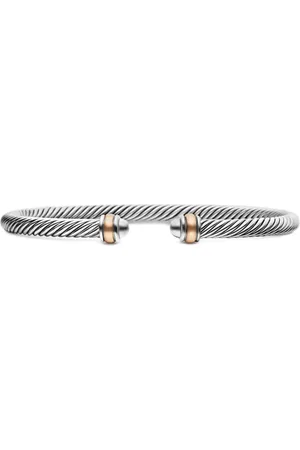 David Yurman Bracelet Classic Cable en or rose 18ct et sterling (4 mm)