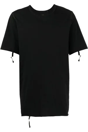 ISAAC SELLAM EXPERIENCE T-shirt en coton à détails de coutures