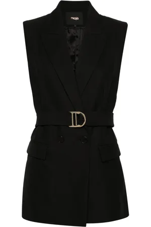 Maje Blazer croisé à design sans manches
