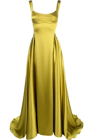 Atu Body Couture Robe longue satiné à col v au dos