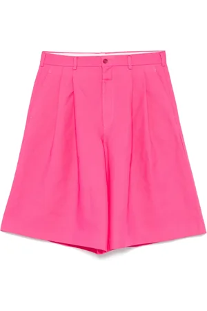 Comme des Garçons Short à détail plissés